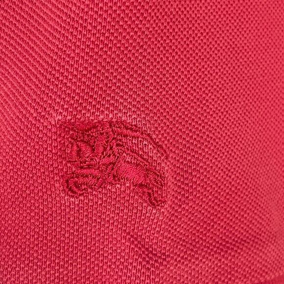 BURBERRY London Polo Golf Shirt in Red - Men's Size Large - Picture 5 of 11